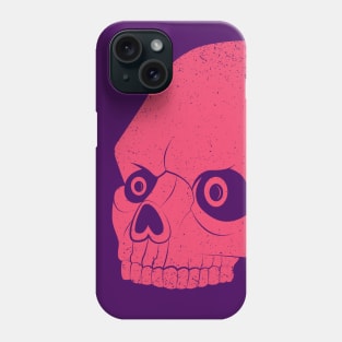 Distressed Pink Skull Logo Phone Case