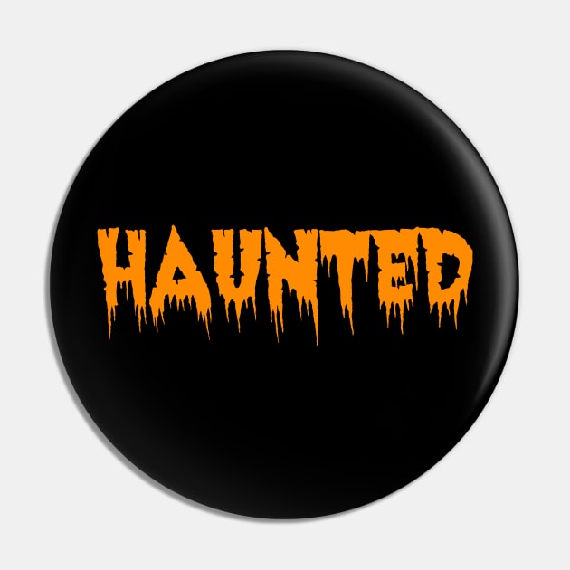 Spooky Letters Haunted Pin by Talesbybob