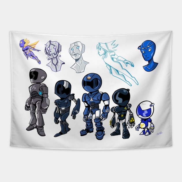 Toonami Evolution Tapestry by Dahriwaters92