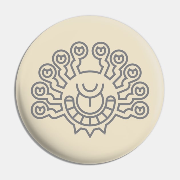 Beholder Logo (Gray) Pin by NathanBenich