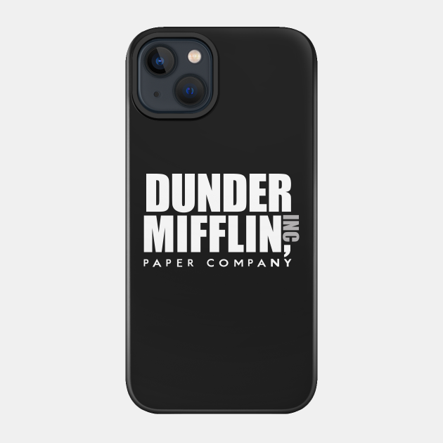 Dunder Mifflin Inc Paper Company Office Logo - The Office - Phone Case