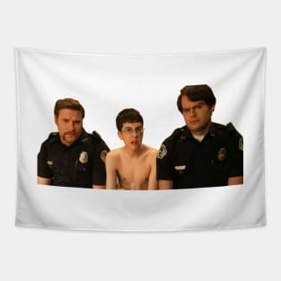 Superbad - Police and McLovin Tapestry