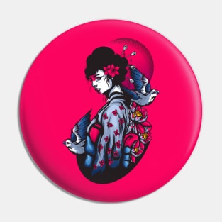 Geisha Girl Pin