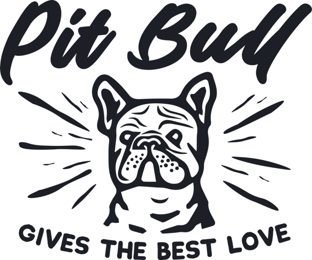 Pit Bull GIVES THE BEST LOVE Kids T-Shirt by BLZstore