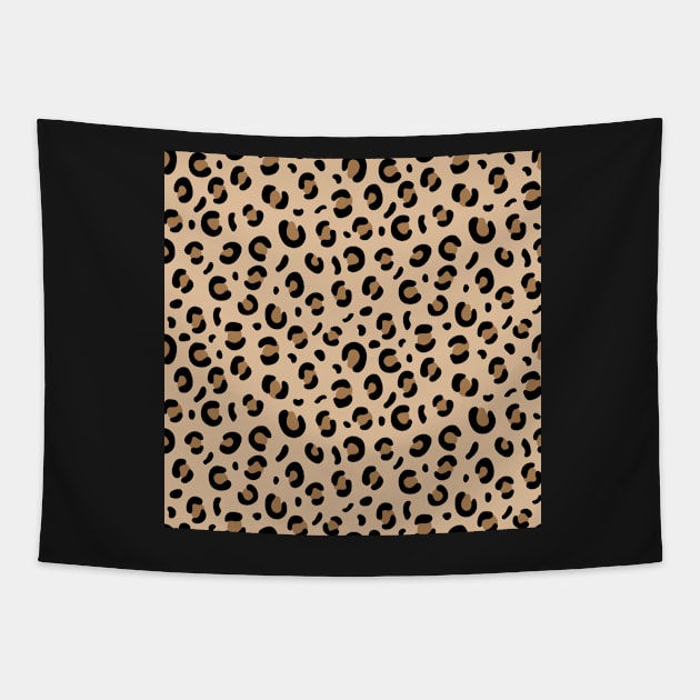 Cheetah Print Design Tapestry by dollartrillz