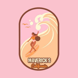 Maverick's surf girl T-Shirt