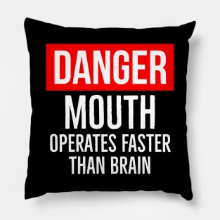 Danger Mouth Operates Faster Than Brain Pillow