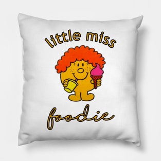 Little miss foodie Pillow