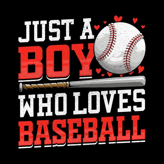 American Sport Just A Boy Who Loves Baseball Gifts For Boys by Winter Magical Forest