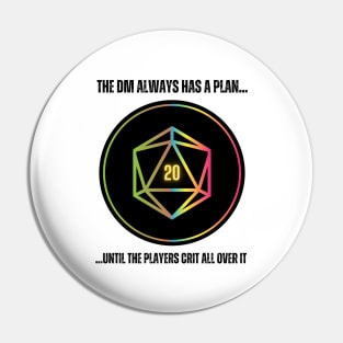 Dungeon Master Plan Pin