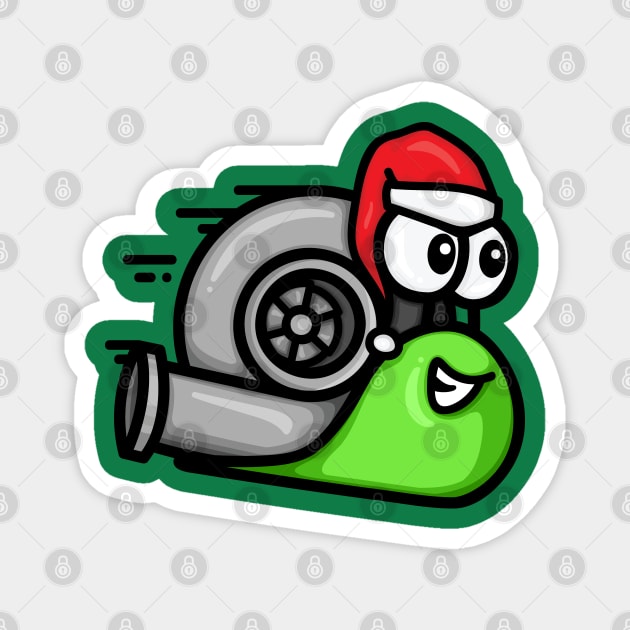 Turbo Snail - Dasher Magnet by hoddynoddy