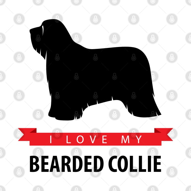 I Love My Bearded Collie by millersye