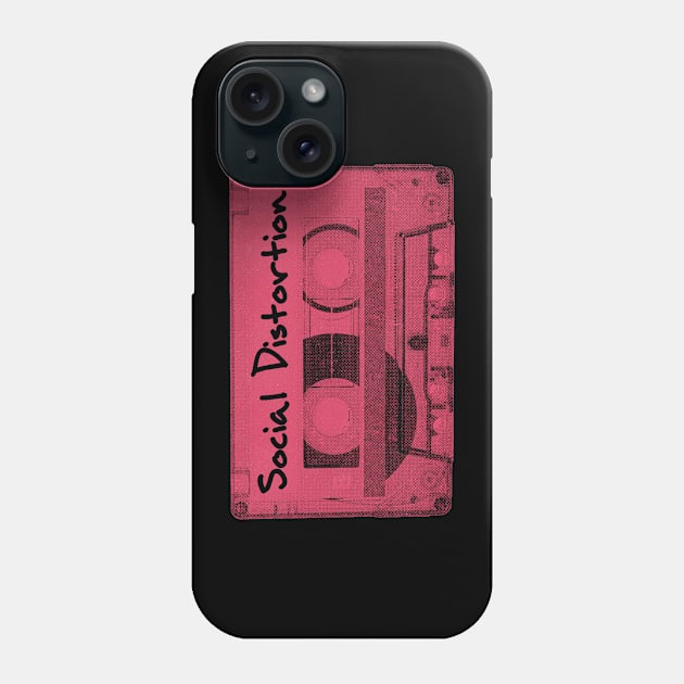 Social Distortion Cassette Tape Vintage Phone Case by car lovers in usa