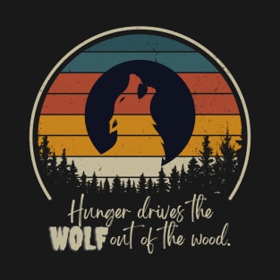 WOLF in the Woods Silhouette T-Shirt