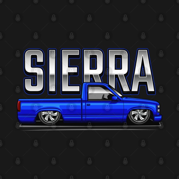 The Sierra Pickup Truck (Dynamic Blue Metallic) by Jiooji Project