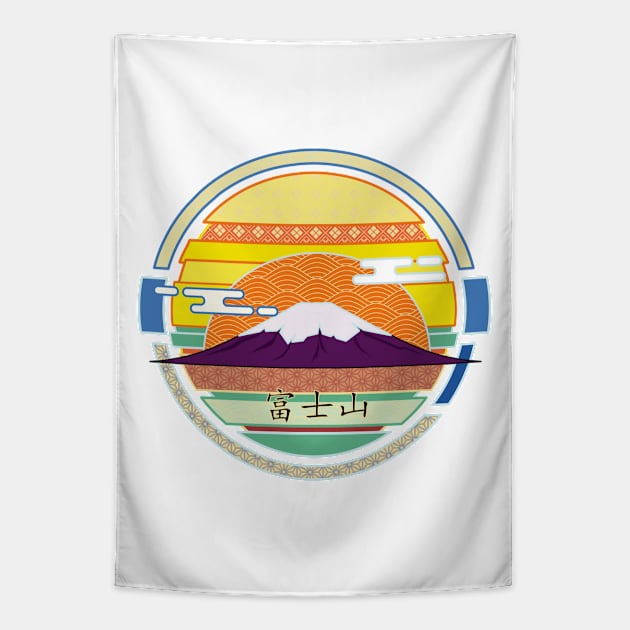 Mt Fuji Tapestry by urrin DESIGN