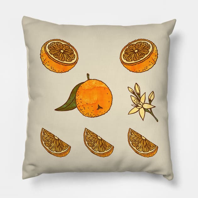 Oranges Pillow by Olooriel