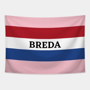 Breda City in Netherlands Flag Tapestry