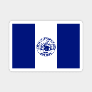 Flag of Grand Rapids, Michgan Magnet