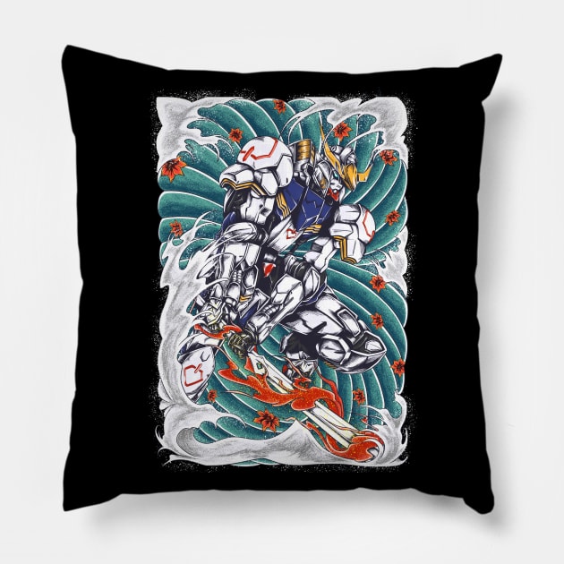 Gundam Barbatos wave Pillow by opoyostudio