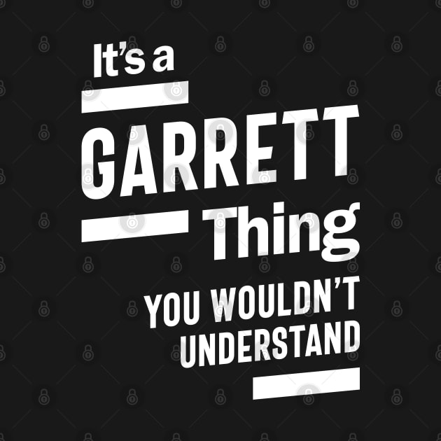 Garrett Personalized Name Birthday Gift by cidolopez