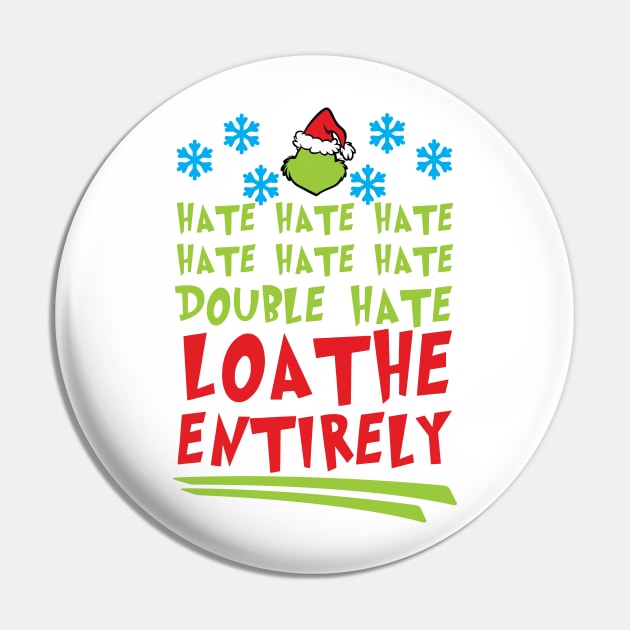 Hate Hate Hate Hate Hate Hate Double Hate Loathe Entirely Pin by teespringplus