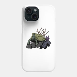 Ancient Turtle Skull Design Phone Case