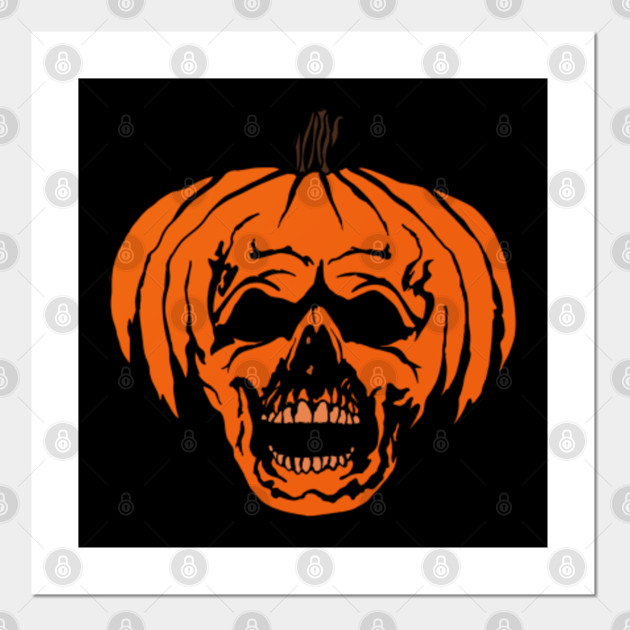 Halloween Ii Pumpkin Halloween Posters And Art Prints Teepublic