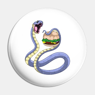 Snake Burger Pin