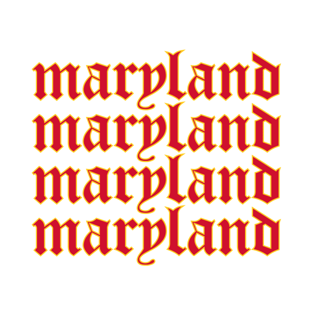 Maryland gothic lettering by Rpadnis