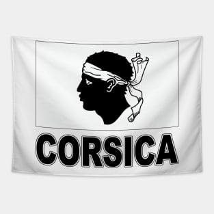 The Pride of Corsica - Corsican Flag Design Tapestry