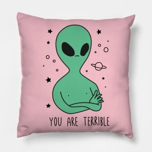 Terrible Alien Pillow