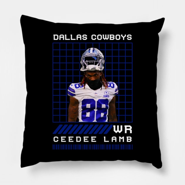 CEEDEE LAMB - WR - DALLAS COWBOYS Pillow by Mudahan Muncul 2022