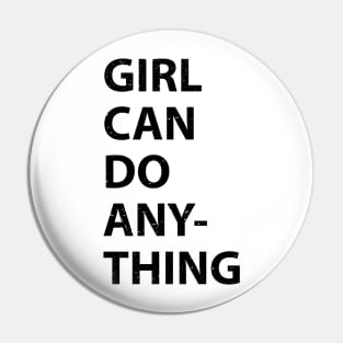 Girl Can Do Any-thing Feminist shirt, Girl Can Do Any-thing Shirt, trendy little girl, tiny feminist, youth feminist Pin