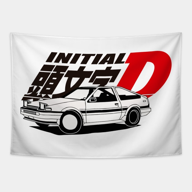 AE86 toyota trueno Tapestry by ANDXS