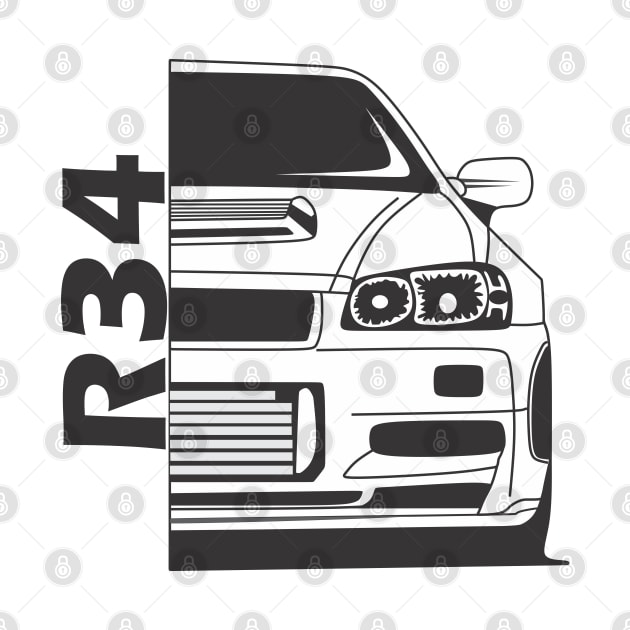 Nissan R34 by Aestcoart