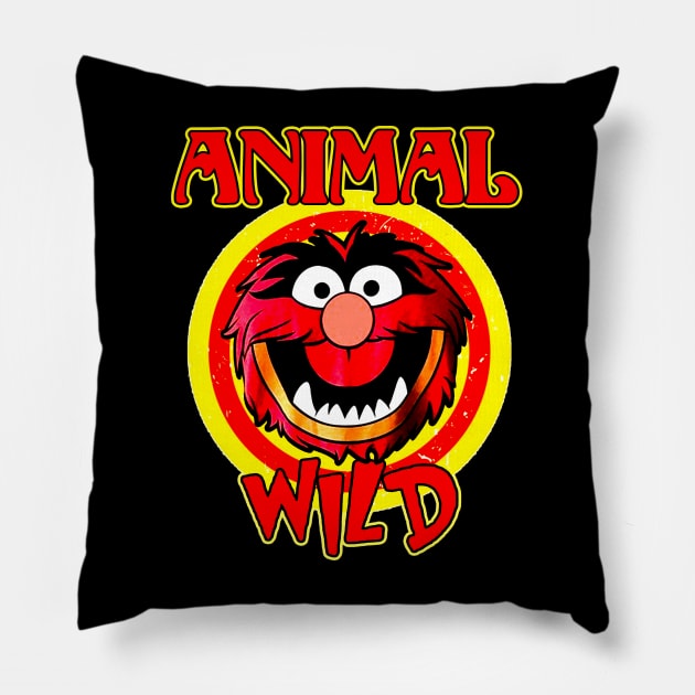 Animal Wild! Pillow by V2Art