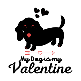 My Dog is My Valentine, Valentine's Day T-Shirt