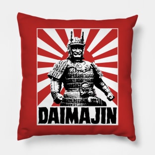 DAIMAJIN - Rising sun (4 red shirts) Pillow