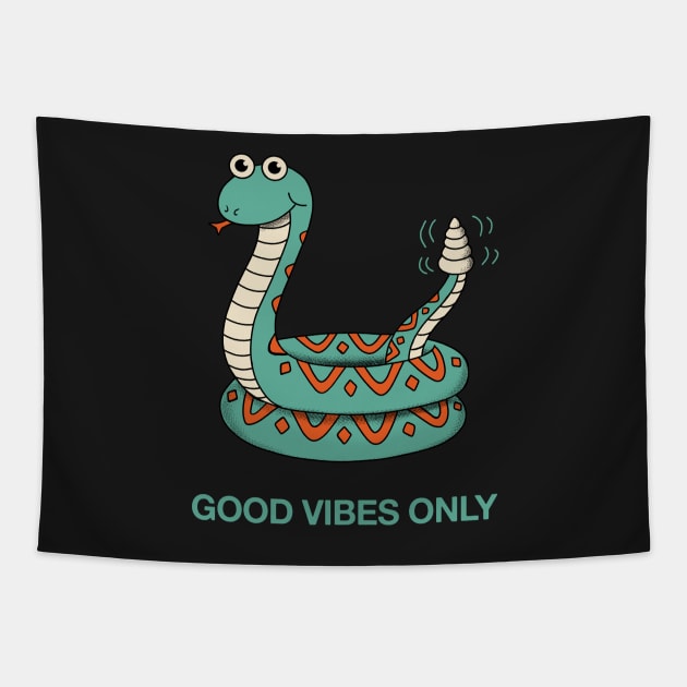 Good vibes only Tapestry by coffeeman