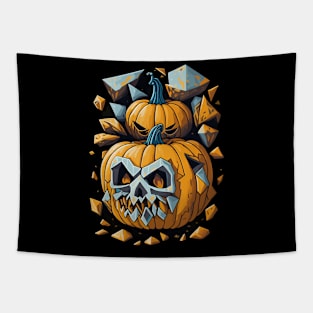 Halloween Jack O Lantern Pumpkin Tapestry