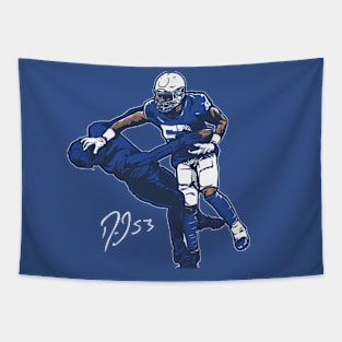 Darius Leonard Stiff Arm Tapestry