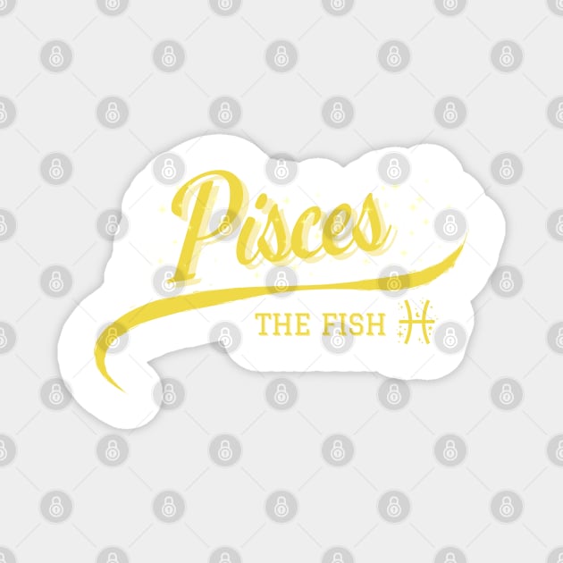 Pisces Retro Zodiac Magnet by Once Upon a Find Couture 