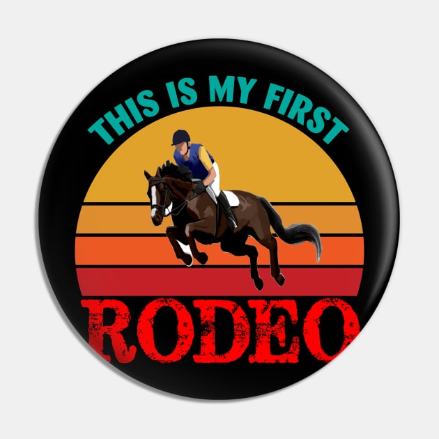 This is my First Rodeo Pin by Spit in my face PODCAST