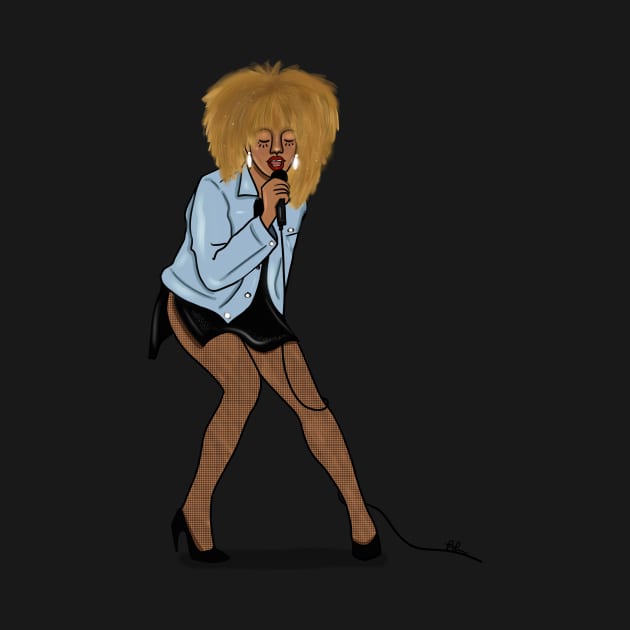 Tina Turner by bananapeppersart