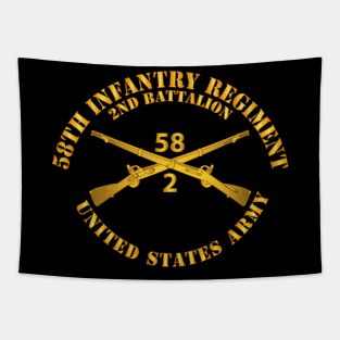 2nd Bn - 58th Infantry Regiment - Infantry Br Tapestry