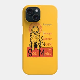 Funny Samoyed Owner Gift Samoyed Art Phone Case