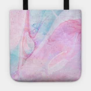 Pastel Pink and Blue Agate Tote