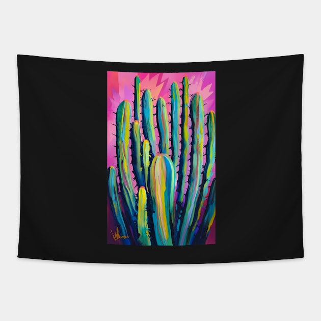 Cactus art Tapestry by IOANNISSKEVAS