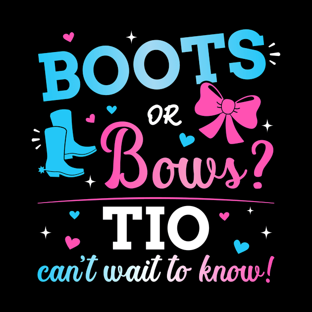 Gender reveal boots or bows tio matching baby party by Designzz